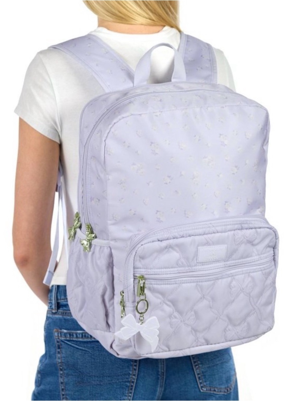 LoveShackFancy x Target Yoobi Lavender Floral Backpack NWT